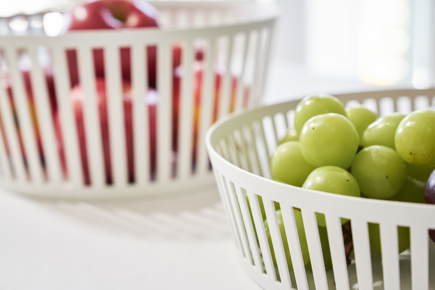 Yamakazi Wide Steel Fruit Basket