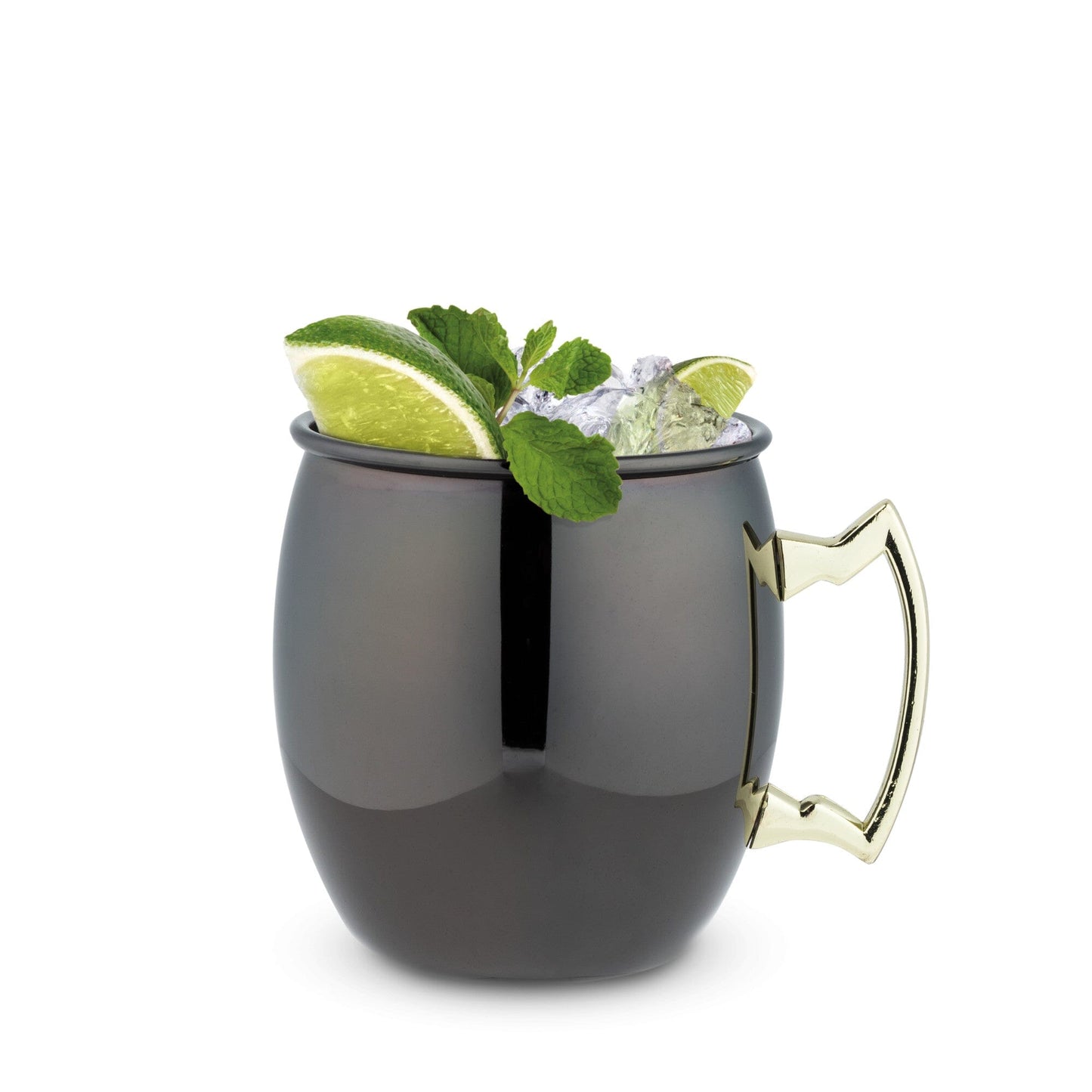 TRUE Moscow Mule Mugs in Black (Set of 2)