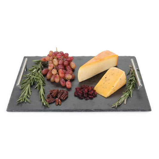 TRUE Fete Slate Cheeseboard & Knives