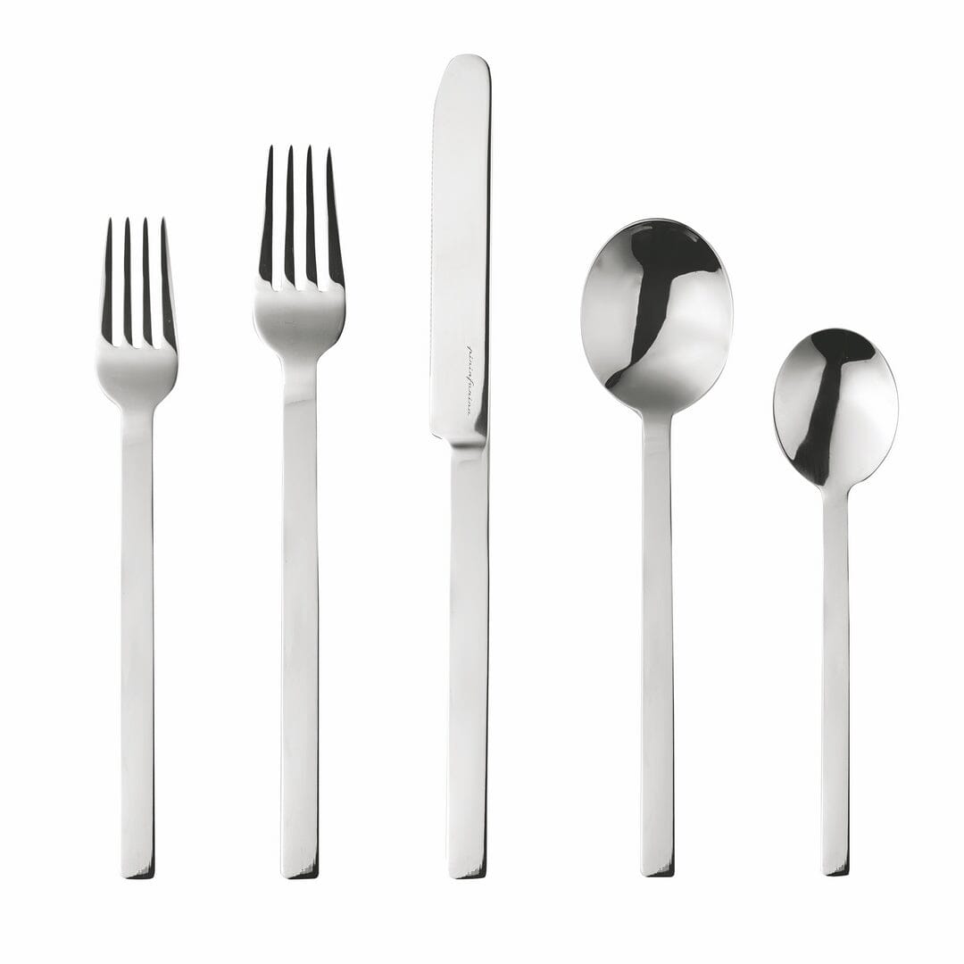 STILE mirror polished 5 piece place setting
