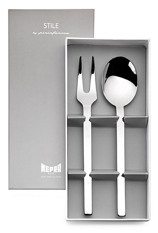 STILE mirror polished serving set