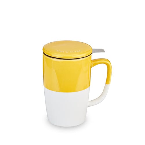 Delia™ Yellow Tea Mug & Infuser by Pinky Up®