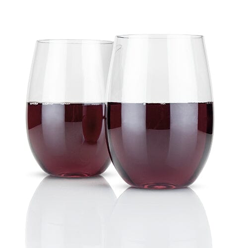 Flexi™ Set of 2 Stemless Flexible Plastic Wine Tumblers