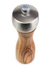 Load image into Gallery viewer, Fidji Salt &amp; Pepper Mills in Olive Wood/Stainless
