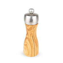 Load image into Gallery viewer, Fidji Salt &amp; Pepper Mills in Olive Wood/Stainless
