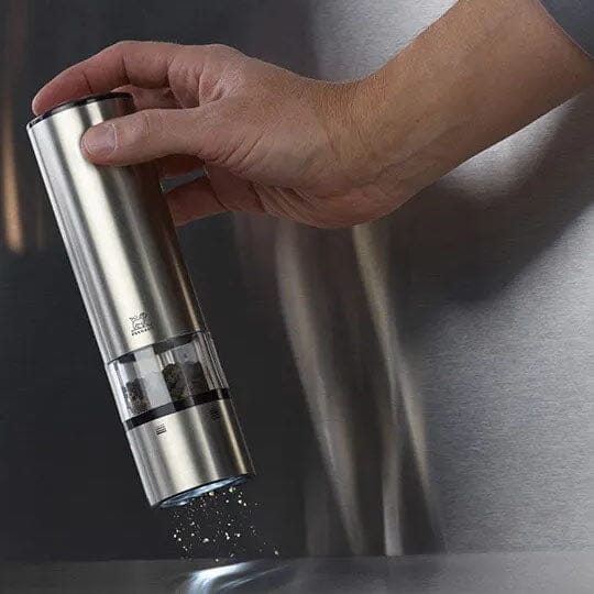 Elis Sense Electric Salt & Pepper Mills in Stainless Steel