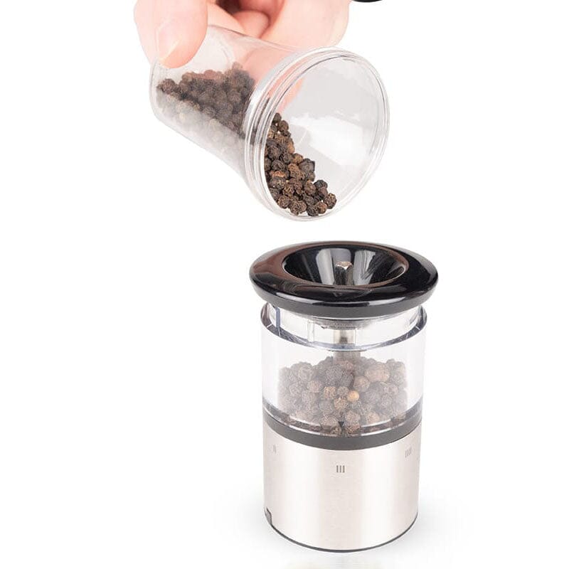 Elis Sense Electric Salt & Pepper Mills in Stainless Steel