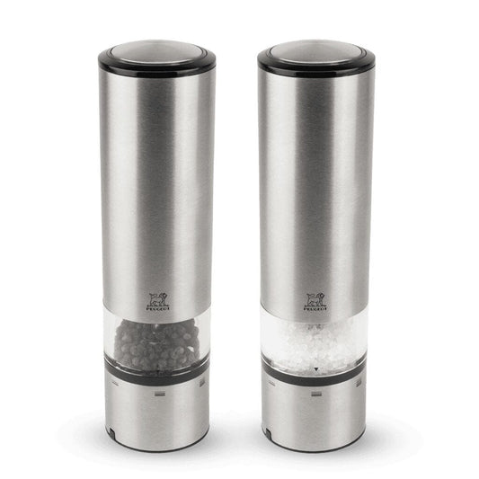 Elis Sense Electric Salt & Pepper Mills in Stainless Steel