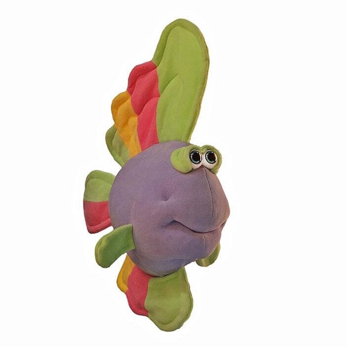 Plush Rainbow 'Bout Fish Soft Sculpture
