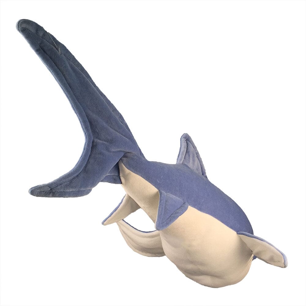Plush Shark Soft Sculpture and Pillow