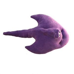 Plush Purple Stingray Soft Sculpture