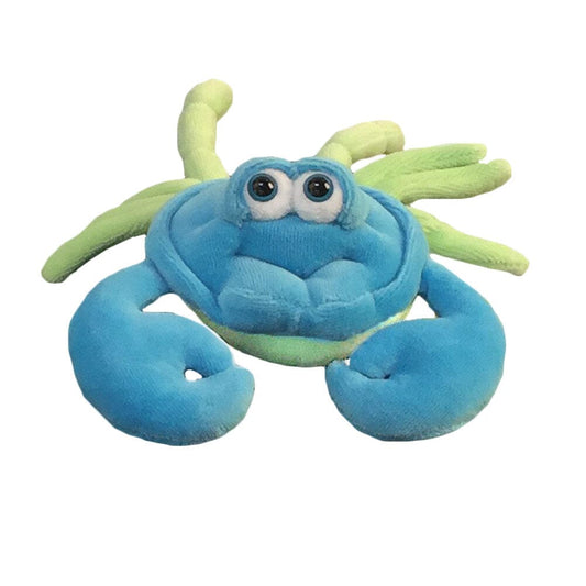 Plush Crab on Anchor Soft Sculpture