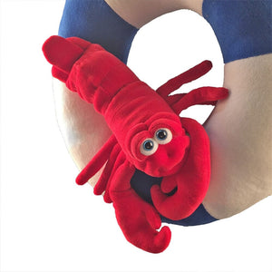Plush Lobster on Life Preserver Soft Sculpture