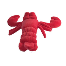 Load image into Gallery viewer, Plush Lobster on Life Preserver Soft Sculpture
