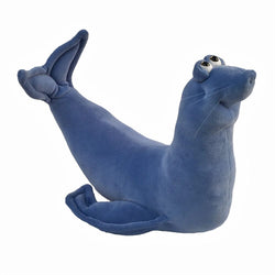 Plush Seal Soft Sculpture and Neck Pillow