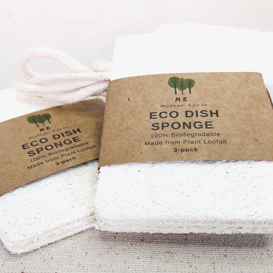 Biodegradable Double Layer Loofah Sponges (3 Pack)