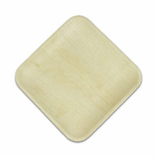Load image into Gallery viewer, Palm Leaf Square Plates 8 Inch (Set of 25/50/100)
