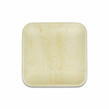 Palm Leaf Square Plates 8 Inch (Set of 25/50/100)