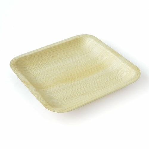 Palm Leaf Square Plates 8 Inch (Set of 25/50/100)