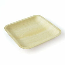 Load image into Gallery viewer, Palm Leaf Square Plates 8 Inch (Set of 25/50/100)
