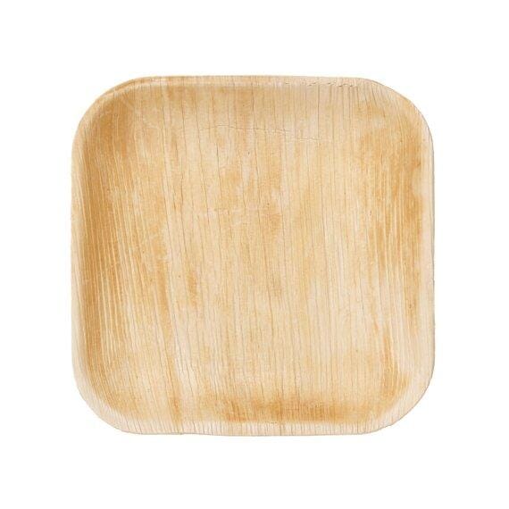 Palm Leaf Square Plates 6 Inch (Set of 50/100)