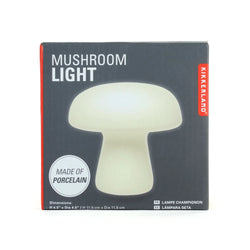 Kikkerland Porcelain Mushroom Light Set