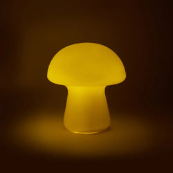 Kikkerland Porcelain Mushroom Light Set