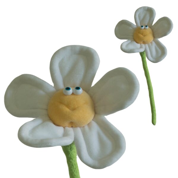 Plush Daisy Soft Sculpture