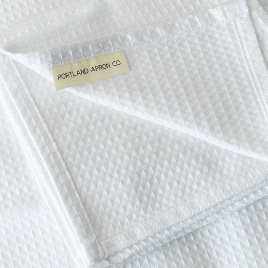 PAC Organic Cotton Waffle Bathroom Towels