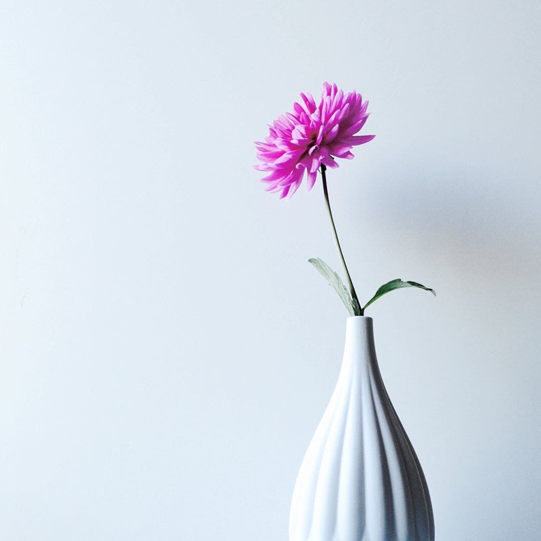 Tall Textured Porcelain Vase