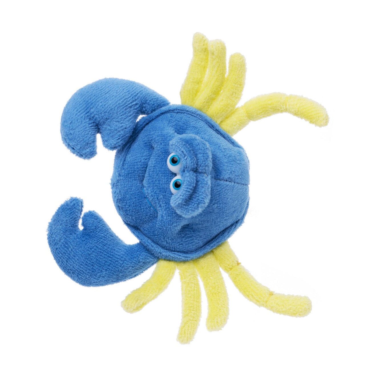 Funny Friends Crab | Artist-Designed Plush AirTag Holder Soft Sculpture