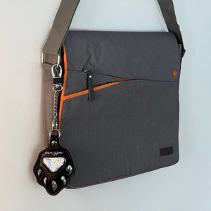 The Keeper Bear Paw | Artist-Designed Custom Leather AirTag Holder