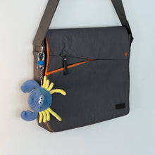 Load image into Gallery viewer, Funny Friends Crab | Artist-Designed Plush AirTag Holder Soft Sculpture
