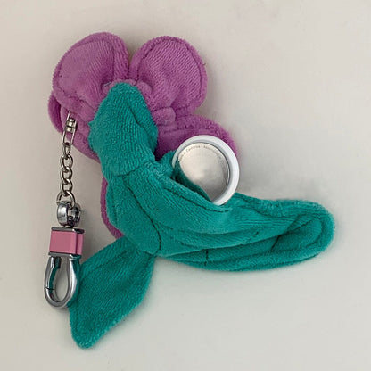 Funny Friends Flower | Artist-Designed Plush AirTag Holder Soft Sculpture