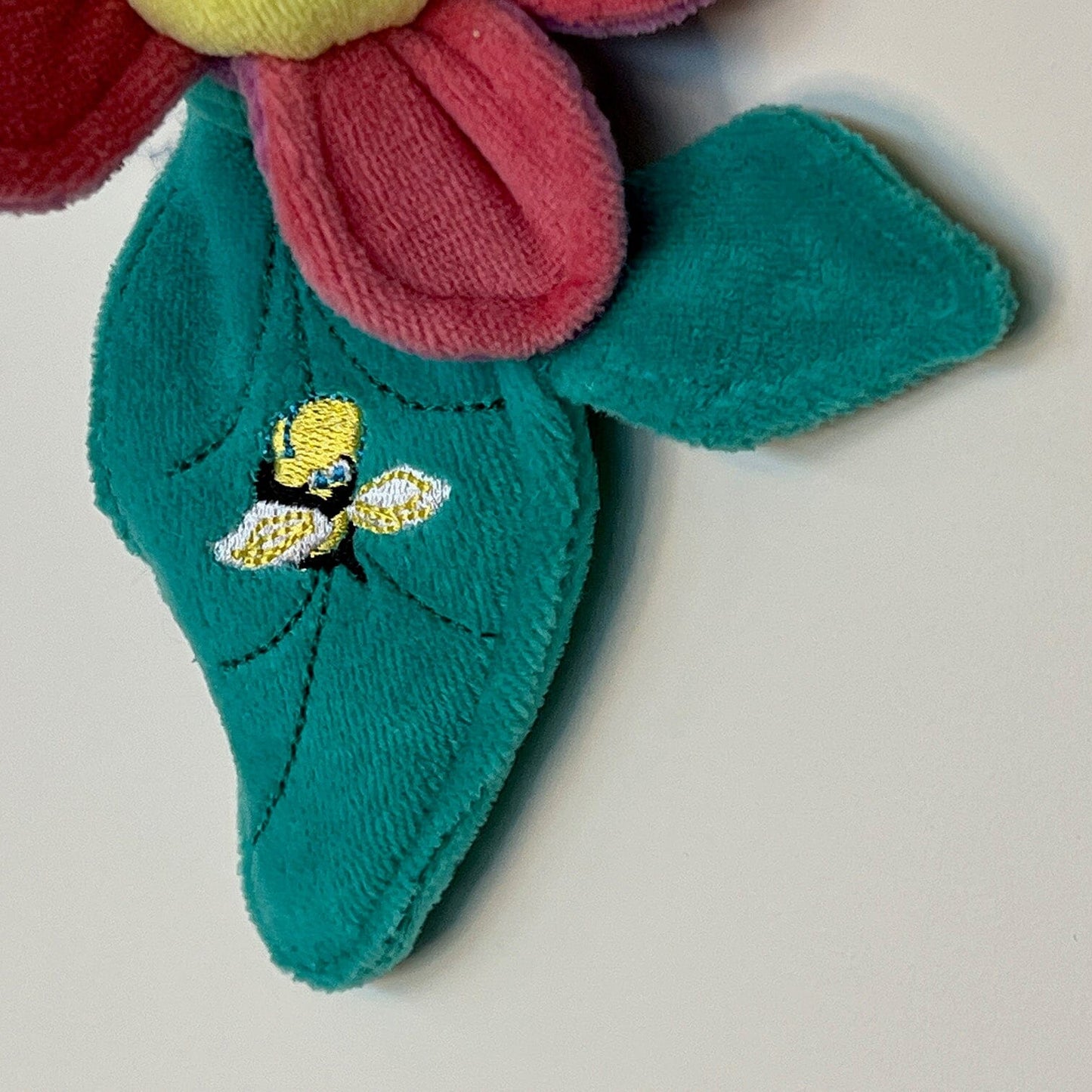 Funny Friends Flower | Artist-Designed Plush AirTag Holder Soft Sculpture