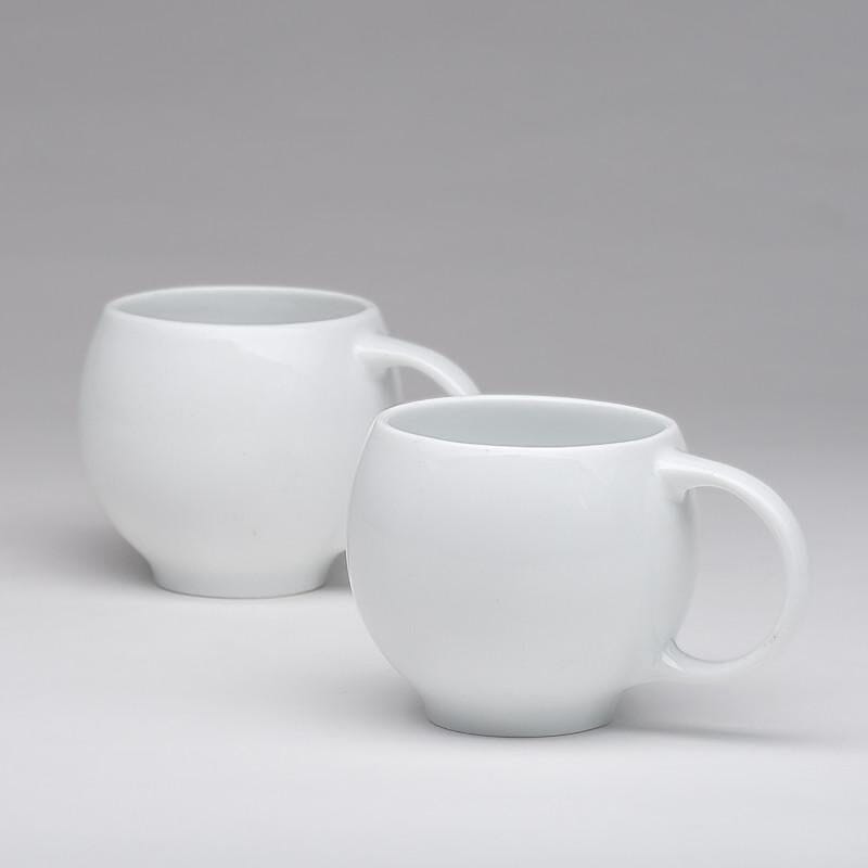 EVA 6-piece tea set - White porcelain