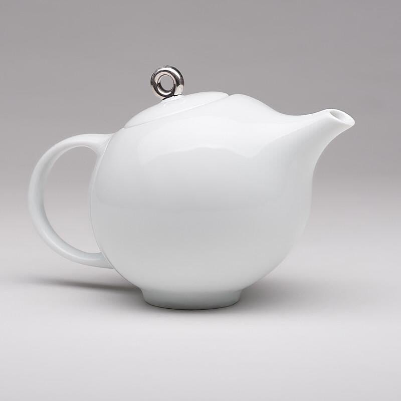 EVA 6-piece tea set - White porcelain