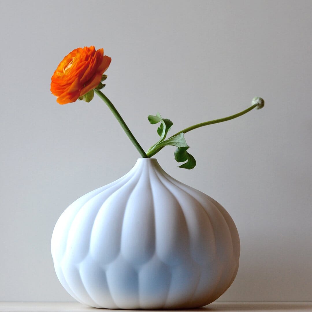 Large Textured Porcelain Vase