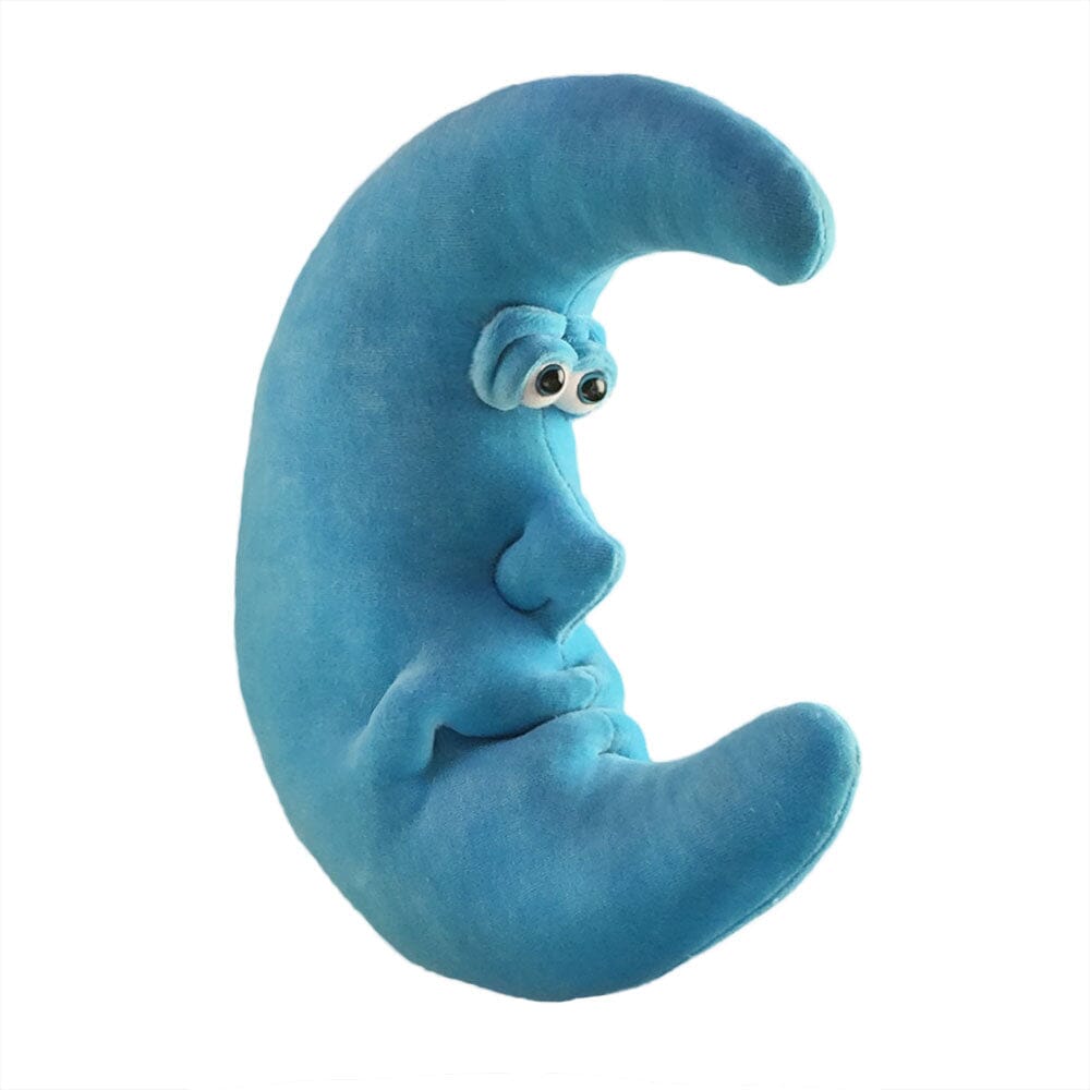 Plush Moon Soft Sculpture For Mobiles & Decoration