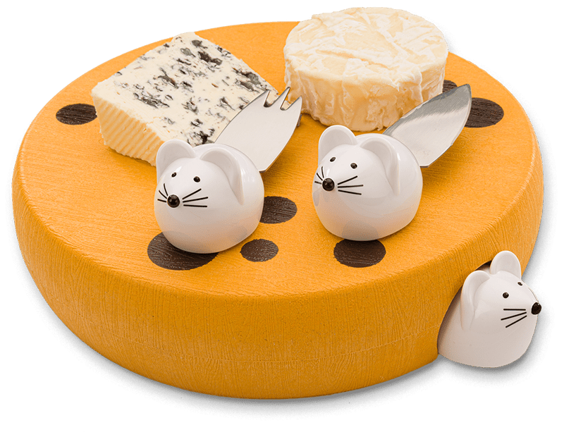 Mobi Mouse House Cheese Wheel Server