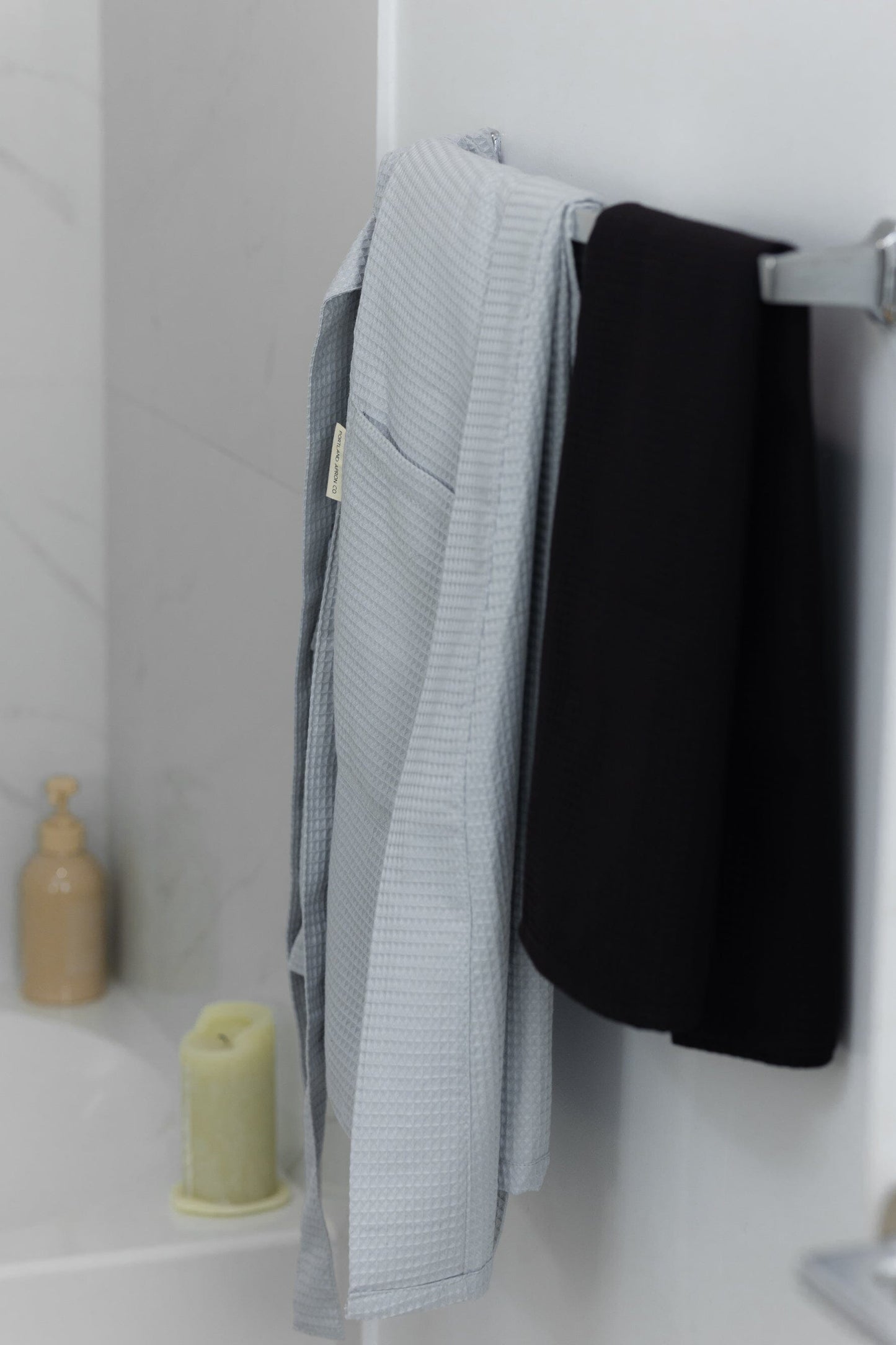 PAC Organic Cotton Waffle Bathroom Towels