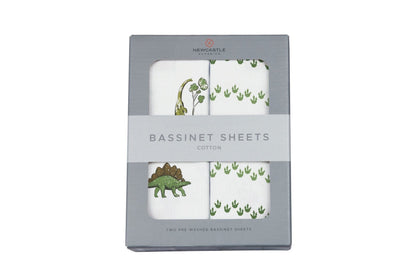 Dino Days and Dino Feet Bassinet Sheets