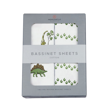 Dino Days and Dino Feet Bassinet Sheets